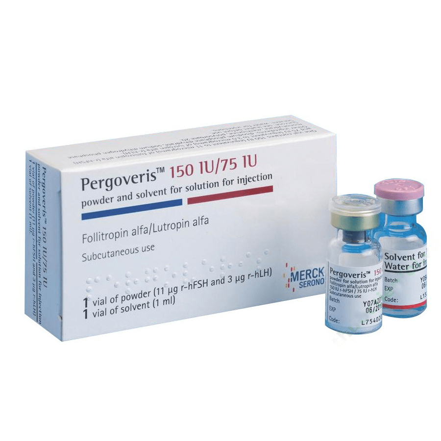 Pergoveris 150 IU/75 IU